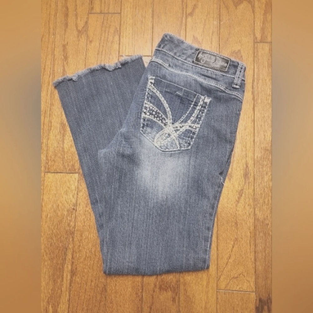 Ariya Jeans Fringed Hem Size 11/12